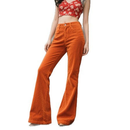 High-waisted Casual Womens Fashionable Casual Trousers