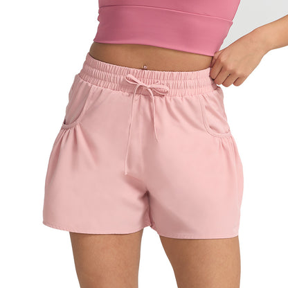 Summer Quick-drying Fitness Shorts Peach Butt Womens