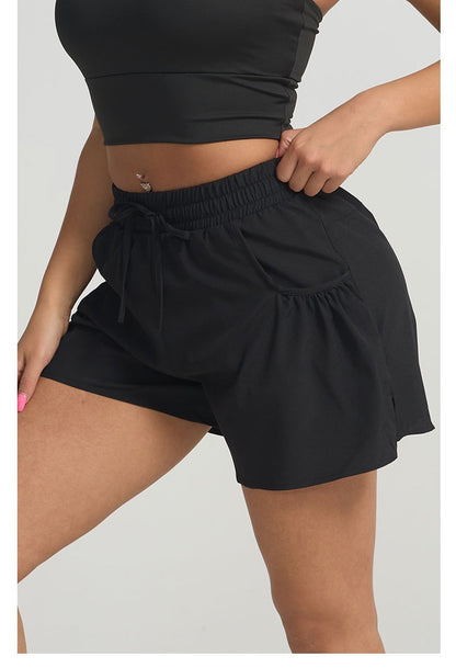 Summer Quick-drying Fitness Shorts Peach Butt Womens